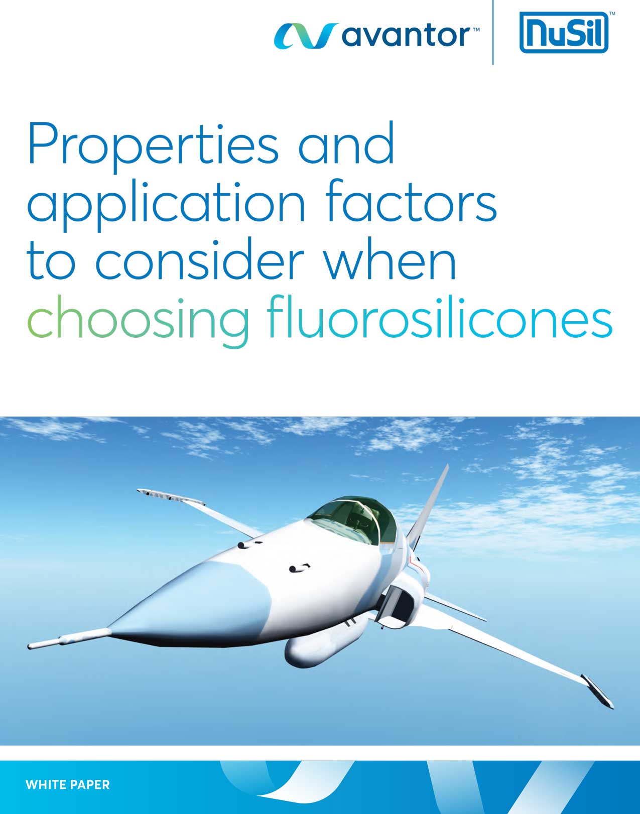 Properties and application factors to consider when choosing fluorosilicones.