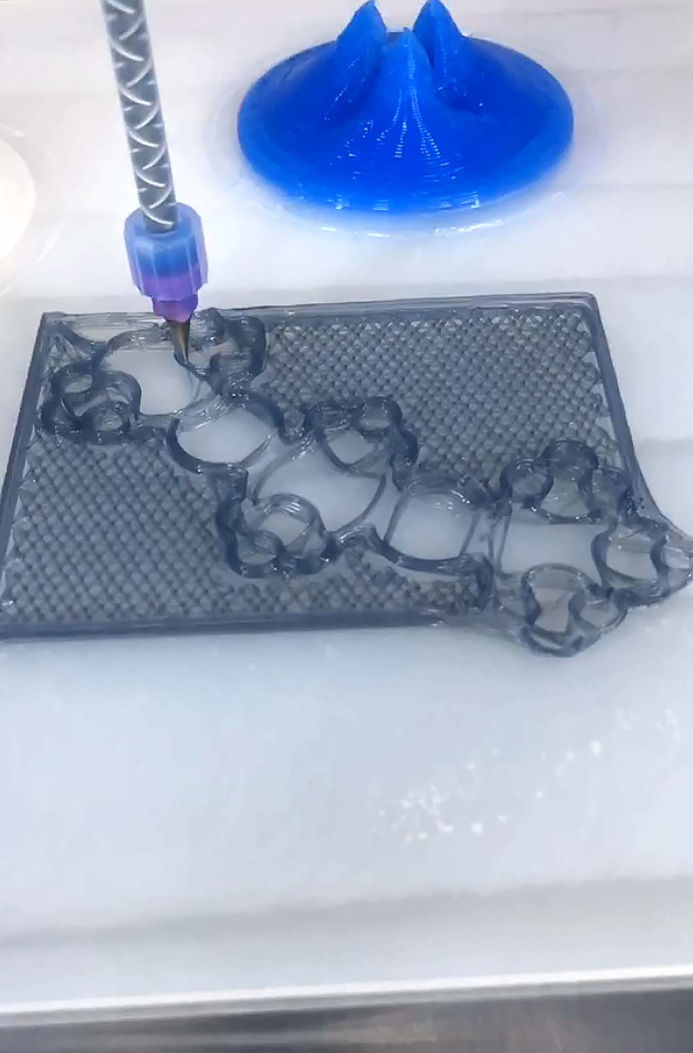 3D printed silicone