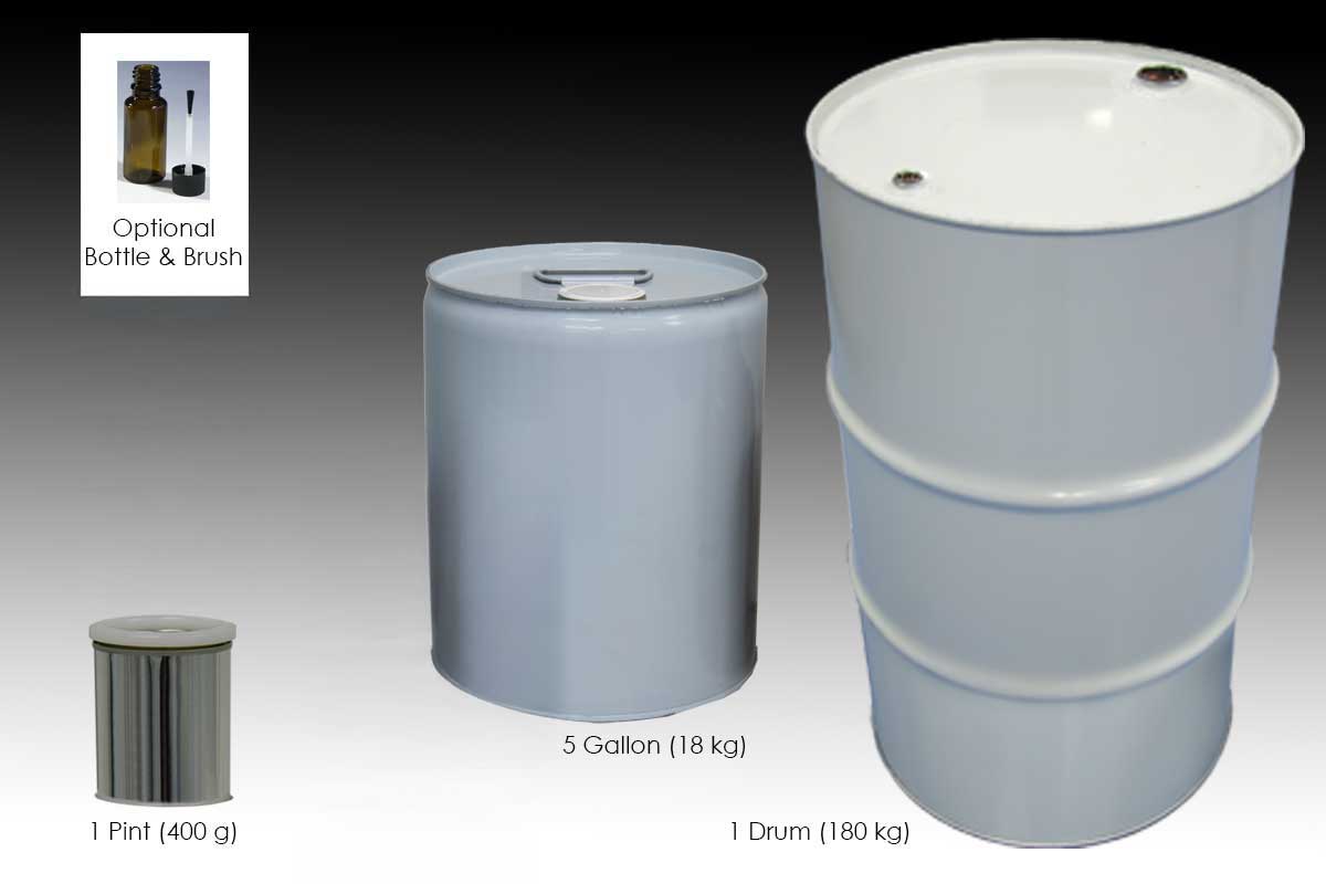 Example packaging. <br>
Packaging may vary based on rheology and material type. <br>
Please contact for more information.